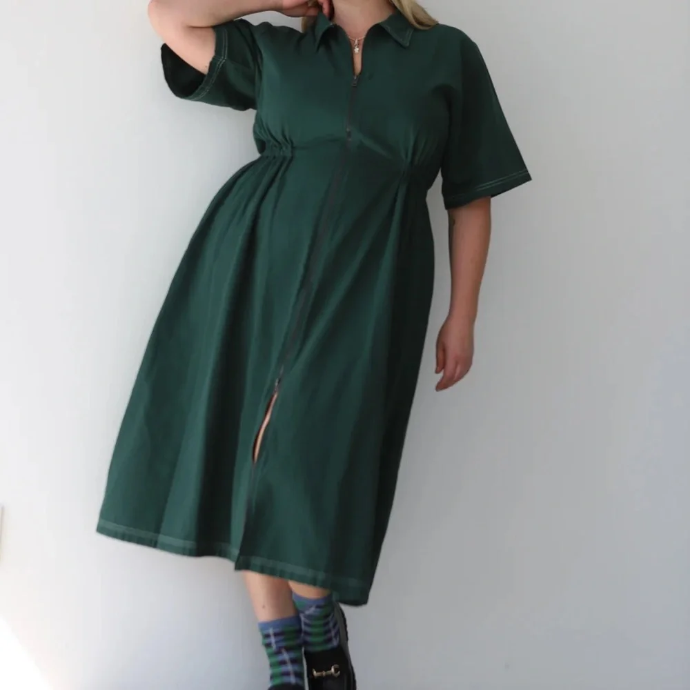 Noble Long Utility Dress - Picture 1 of 6